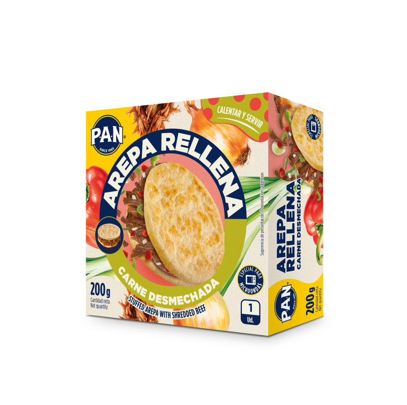 AREPA DE CARNE DESFIADA