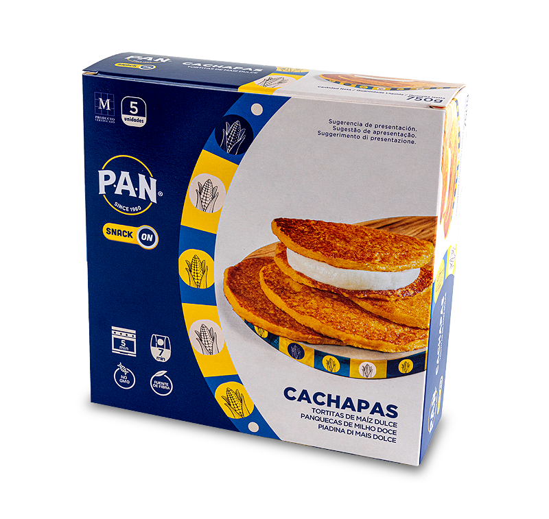 CACHAPAS CONGELADAS P.A.N. SNACK ON