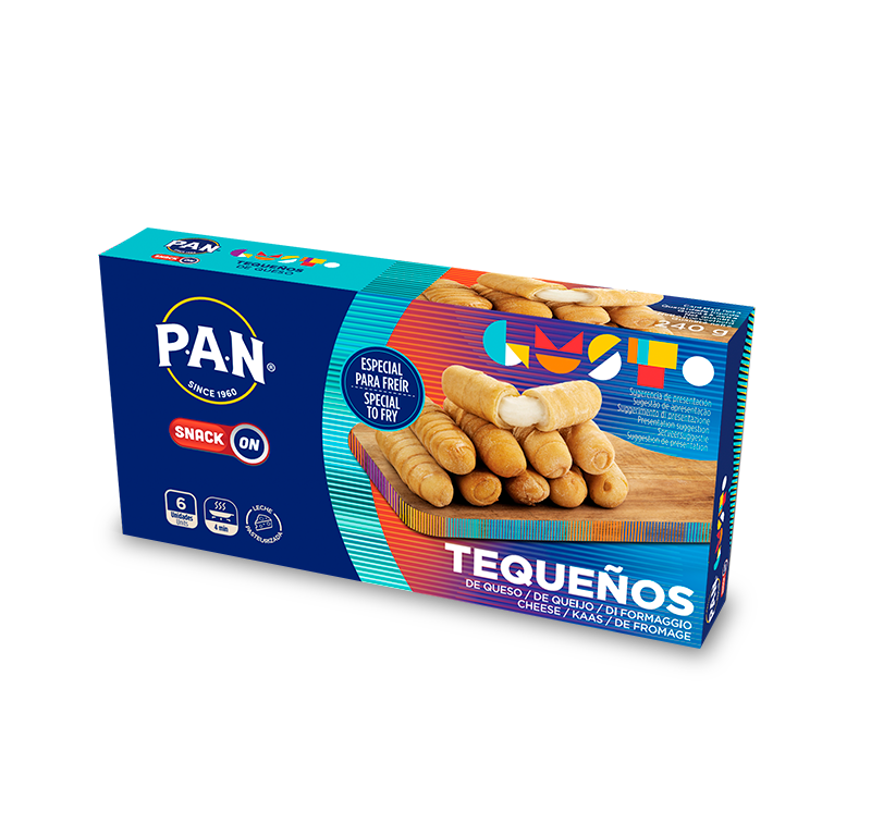 TEQUEÑOS DE QUEIJO P.A.N. SNACK ON – 6 UNIDADES