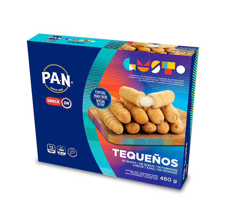 TEQUEÑOS DE QUEIJO P.A.N. SNACK ON – 12 UNIDADES